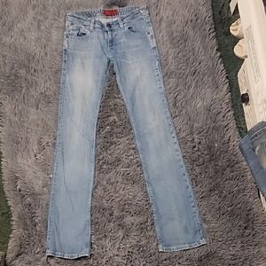 VINTAGE Y2k Levi's Women's Light Blue Boot Cut Jeans